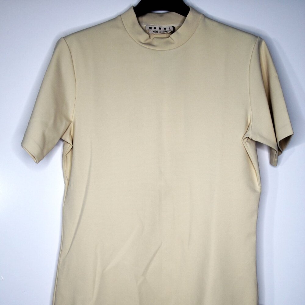 BNWT AW20 MARNI OFF WHITE SLIM FITTING TSHIRT 50 - Picture 2 of 14